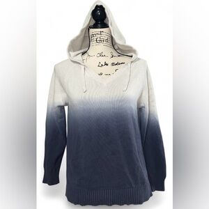 SWTR Ombre Knit Hoodie Sweatshirt‎